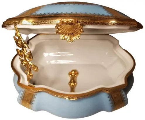 Treasured French collectible: Concorde Penicaud 9 Sculpture 9 x 7 x 5 Limoges box, painted by hand