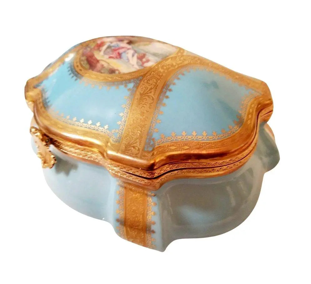 Concorde Penicaud Limoges Jewelry Box, view 2