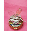 Limoges Boutique presents the Congratulations Champagne Glasses, a genuine Limoges box painted by hand in France