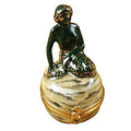 Limoges Boutique presents the Rochard Copenhagen Mermaid, a genuine Limoges box painted by hand in France