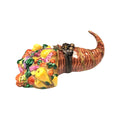 Cornucopia Elegance for Thanksgiving, a hand-painted Limoges porcelain gift