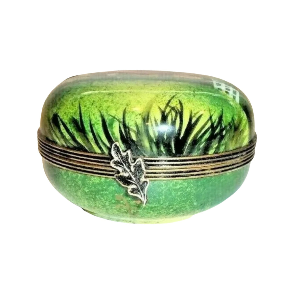 Country House on Round Home Limoges Box Figurine Gift, view 3