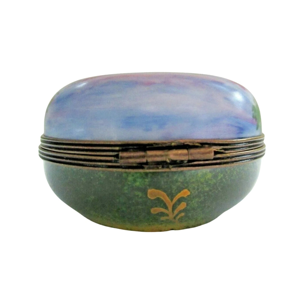 Country House on Round Home Limoges Box Figurine Gift, view 5