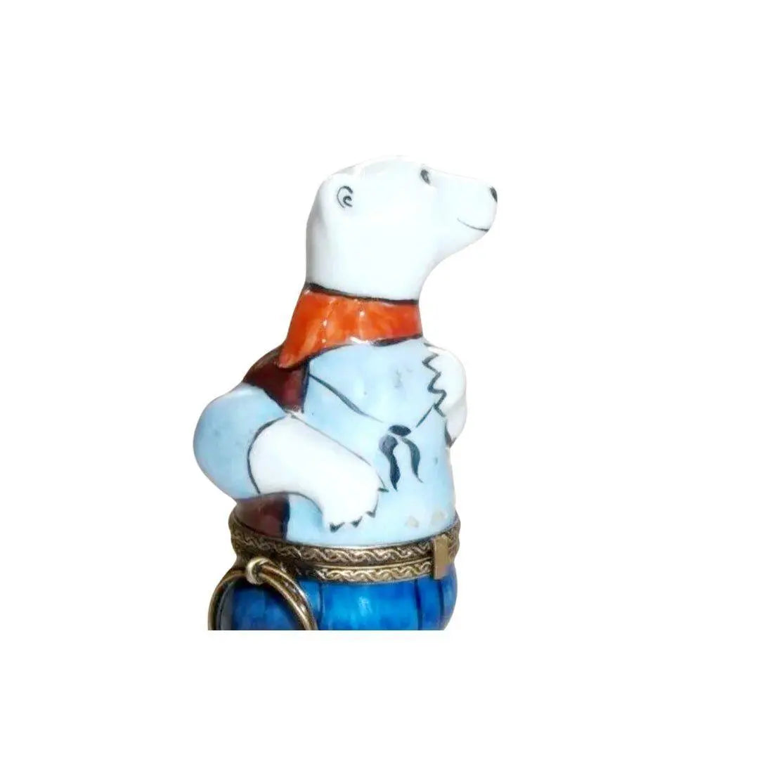 Cowboy Polar Bear Figurine for Collectors, view 5