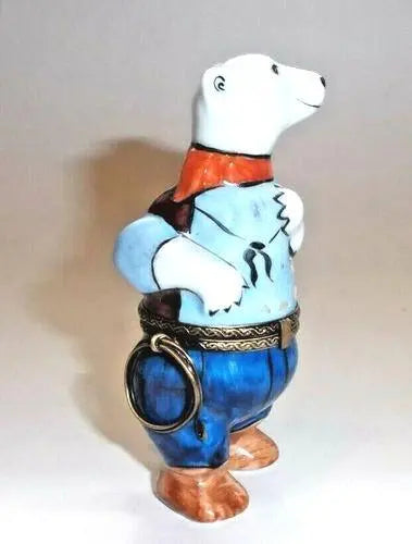Cowboy Polar Bear Figurine for Collectors, view 8