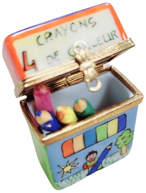 French Crayon Box Limoges Treasure, view 7
