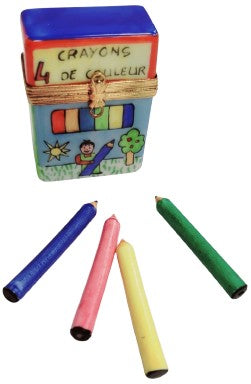 French Crayon Box Limoges Treasure, view 8