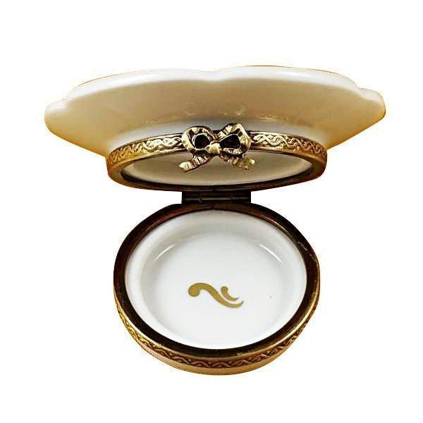 Every brushstroke by hand on the Cup Saucer Butterfly Limoges box from France