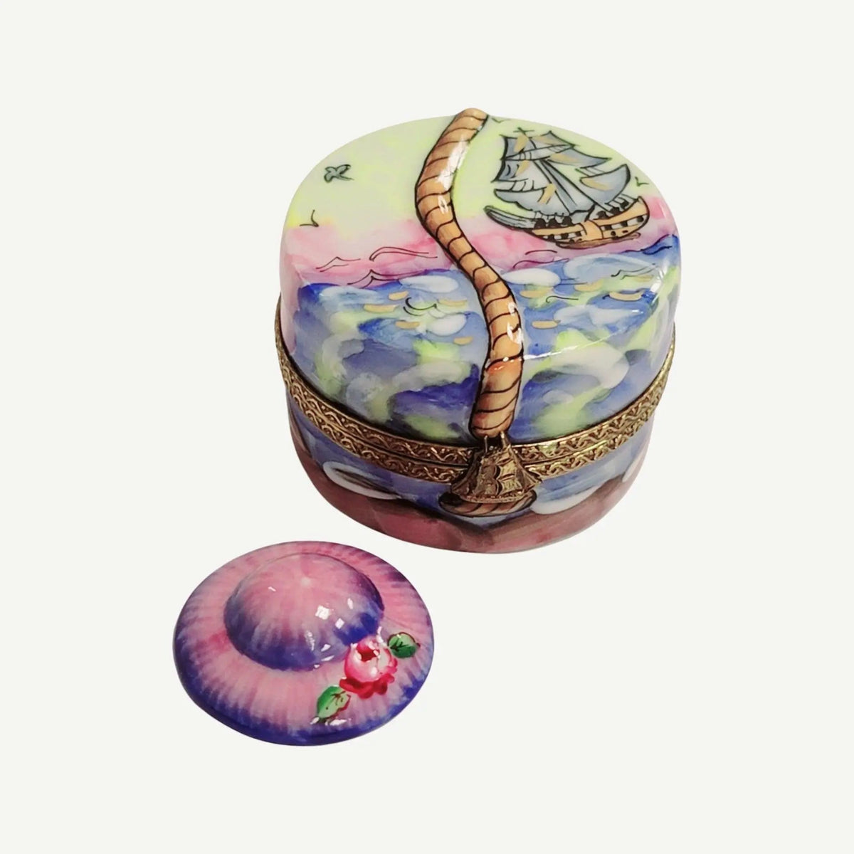 The Designer Hat: Ship Hat Inside, a Limoges keepsake with true French charm