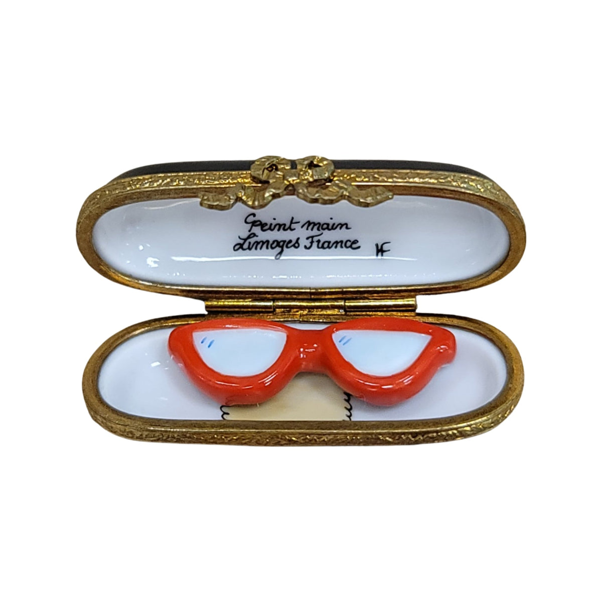 Designer Sun Glasses Figurine Limoges Box, view 2