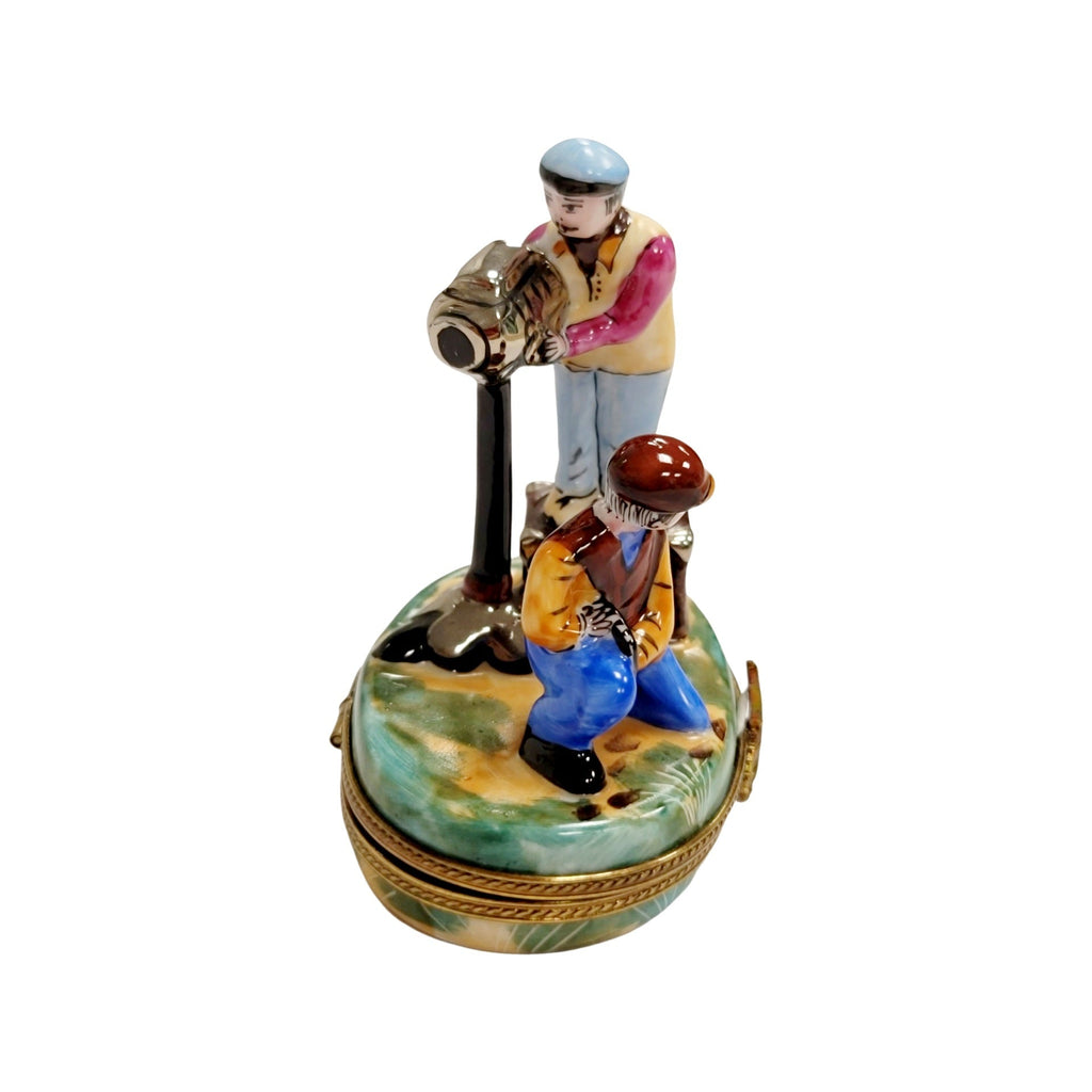 Director of Movie Film Camera Limoges Box Figurine, view 6