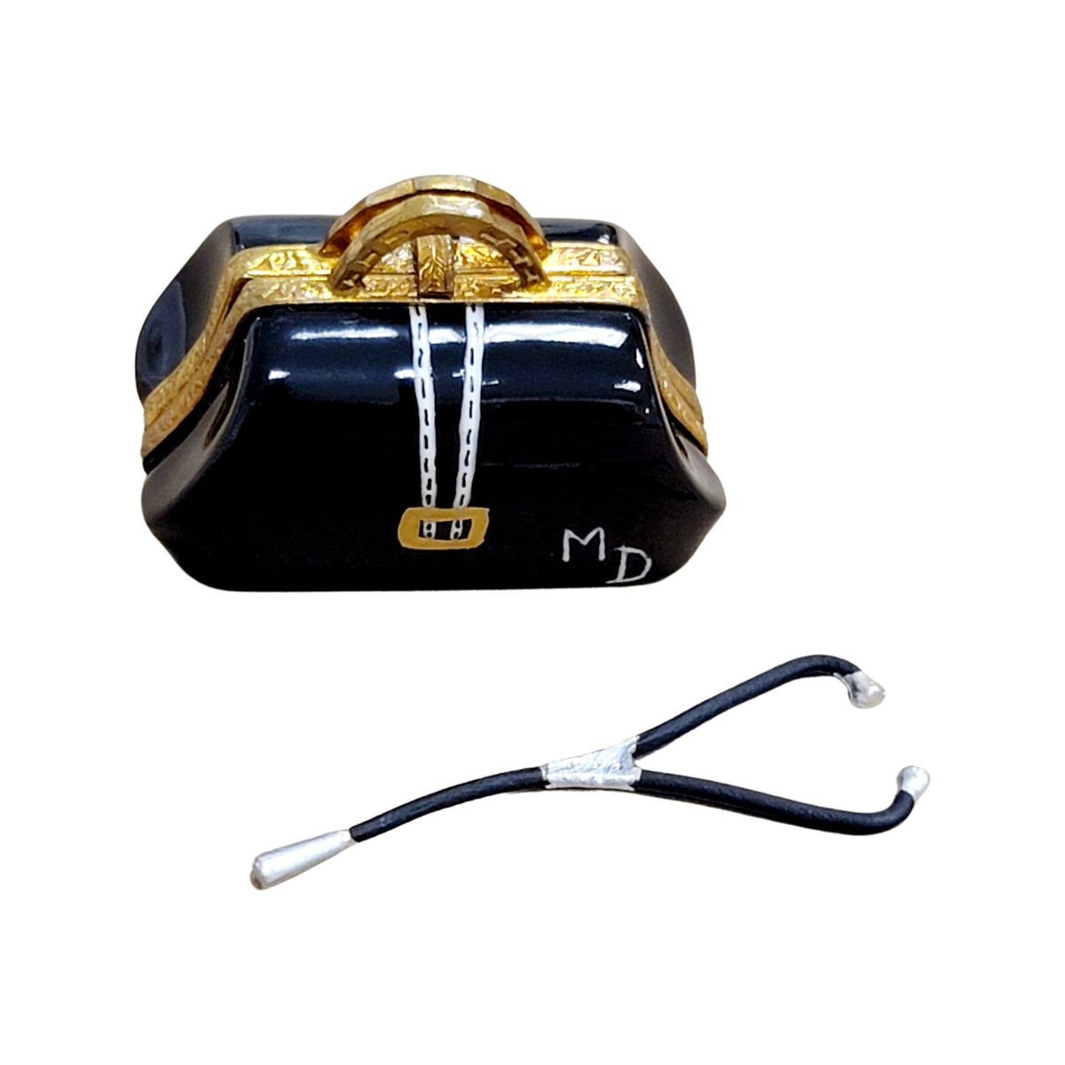 Limoges Boutique presents the Doctor Bag Medical, a genuine Limoges box painted by hand in France