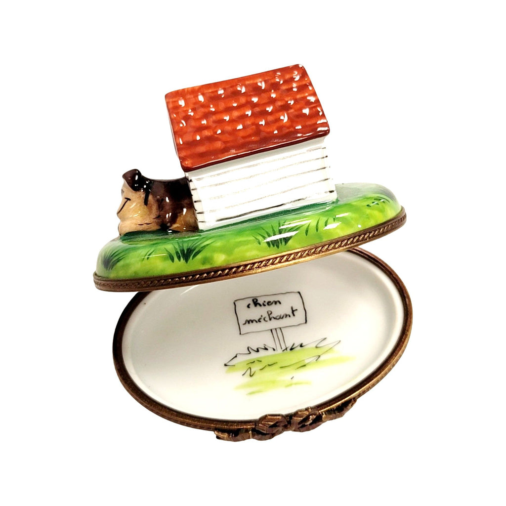 Dog in Dog House Limoges Box 1 USA, view 2