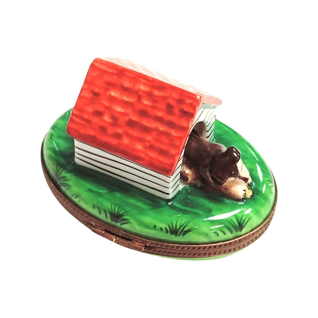 Dog in Dog House Limoges Box 1 USA, view 4