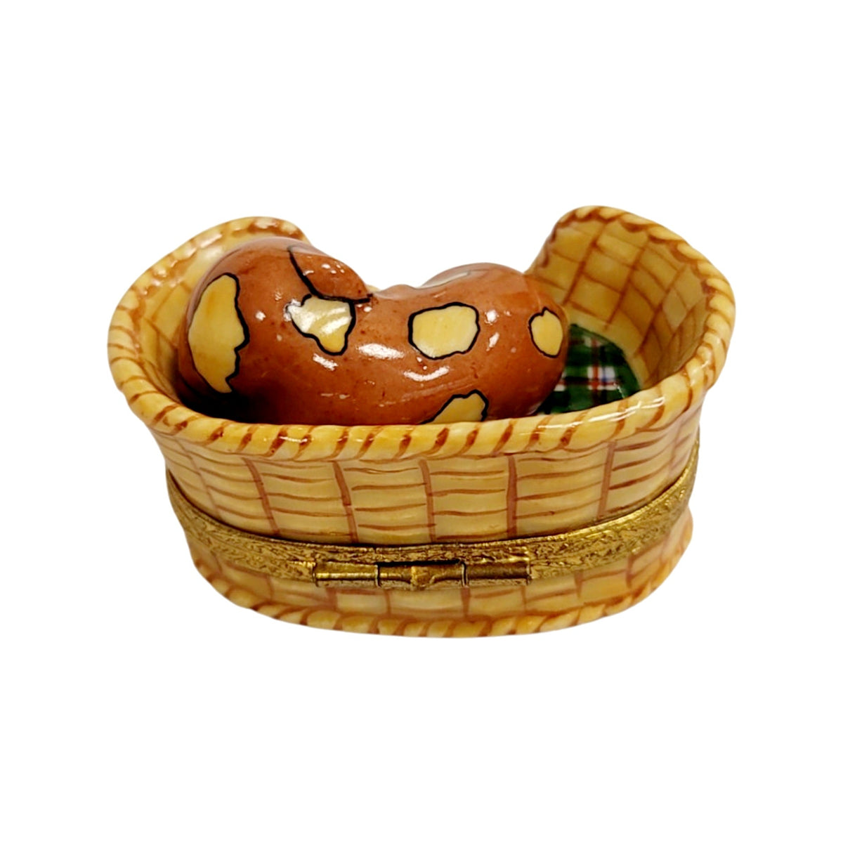 Dog in Brown Basket Decor for Pet Lovers, view 4