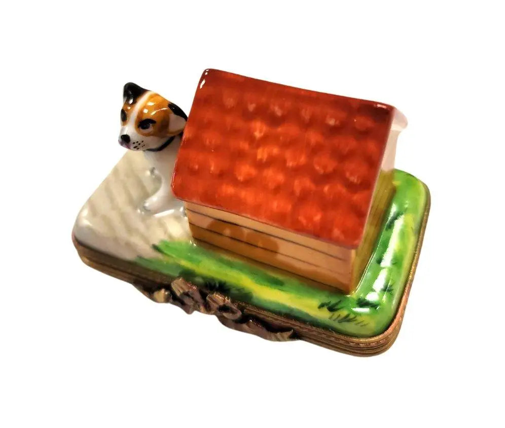 Dog in Doghouse Limoges Box for Collectors, view 4