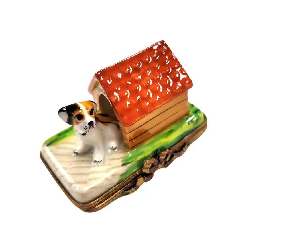 Dog in Doghouse Limoges Box for Collectors, view 6