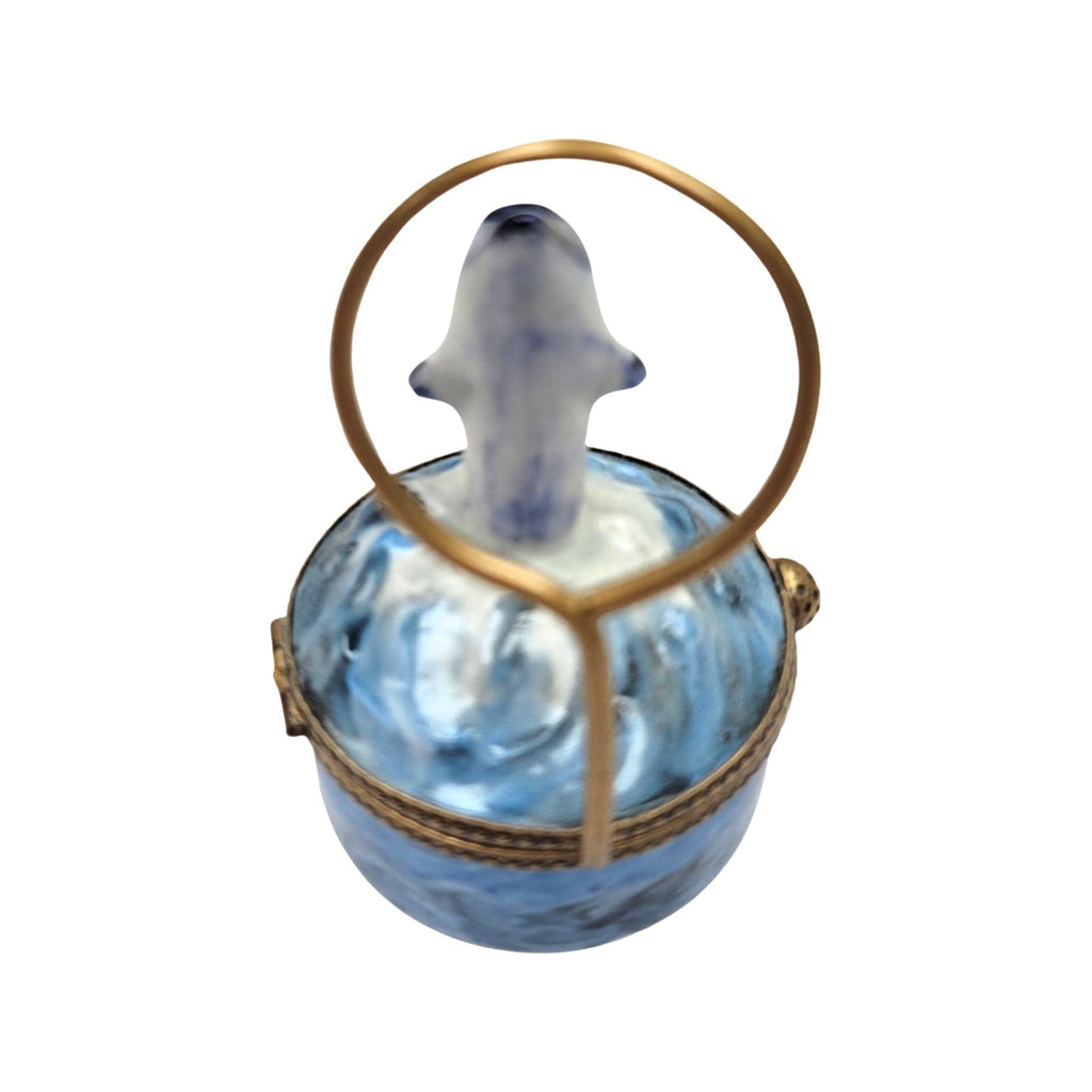 Dolphin Limoges Box Figurine for Ocean Lovers Gift, view 3