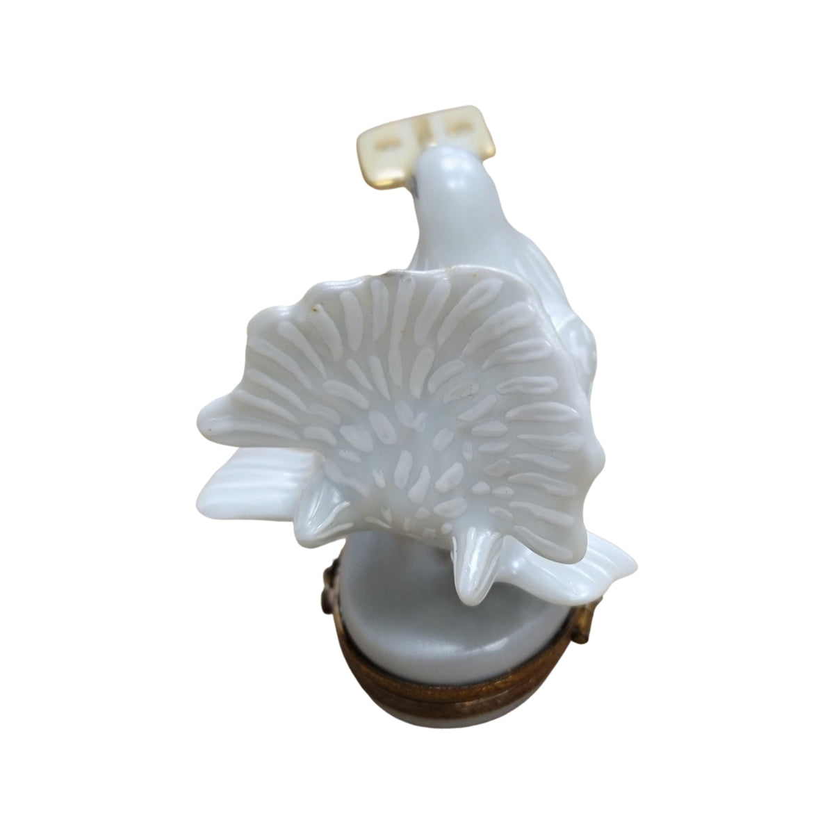 Hand-painted Doves with Letter Limoges box, French artistry for lovers of fine art