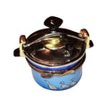 Ducks on Pressure Cooker Limoges Box Figurine, a hand-painted Limoges porcelain gift