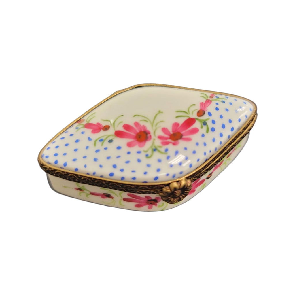 Rhombus Limoges Porcelain Box, view 3