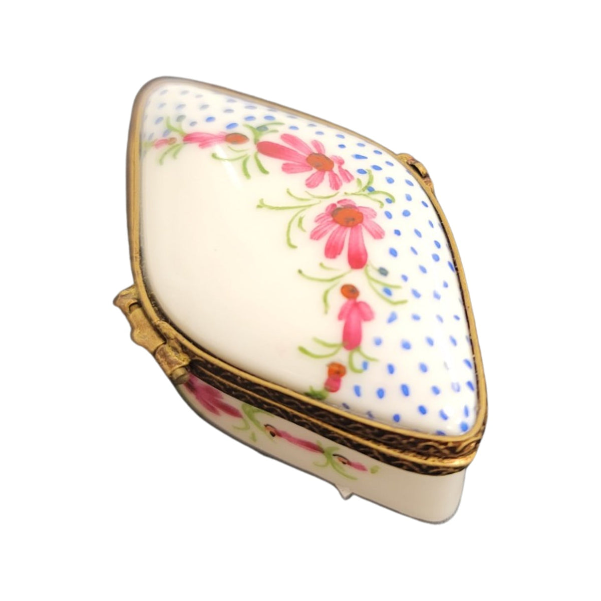 Rhombus Limoges Porcelain Box, view 4