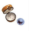 Genuine Hat with Hat Gr Limoges box painted by hand in France, from Limoges Boutique