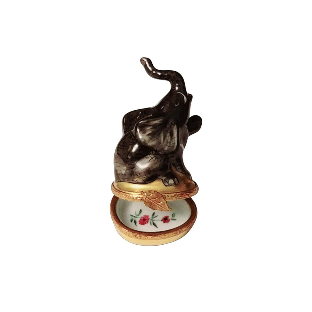 Elephant Wild Animal Limoges Box Figurine Limoges, view 2