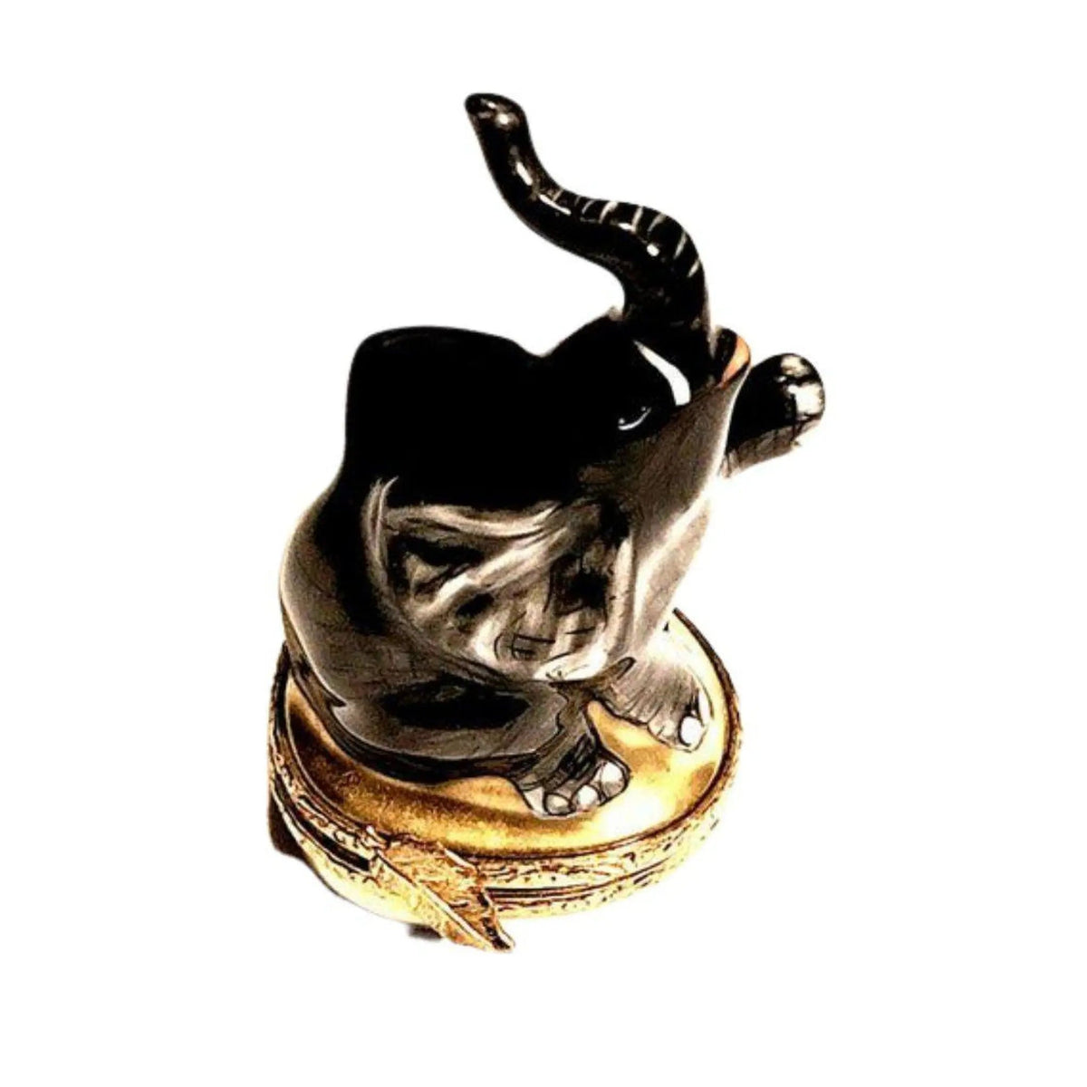 Elephant Wild Animal Limoges Box Figurine Limoges, view 3