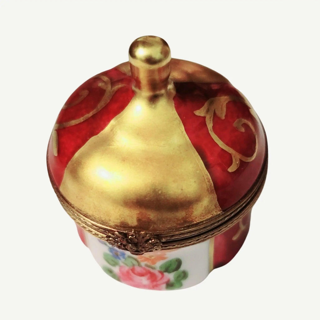 Authentic Three Perfume Tent ES Limoges box, hand-painted in France, from Limoges Boutique
