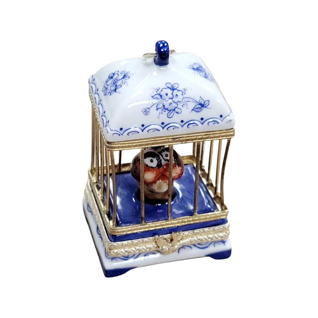 White Blue Bird Cage Love Birds Box, view 5