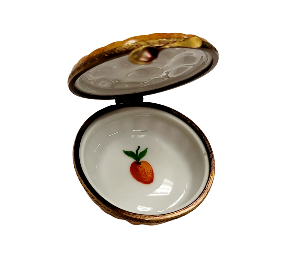 Orange Tart Dessert Limoges Box Figurine, view 2