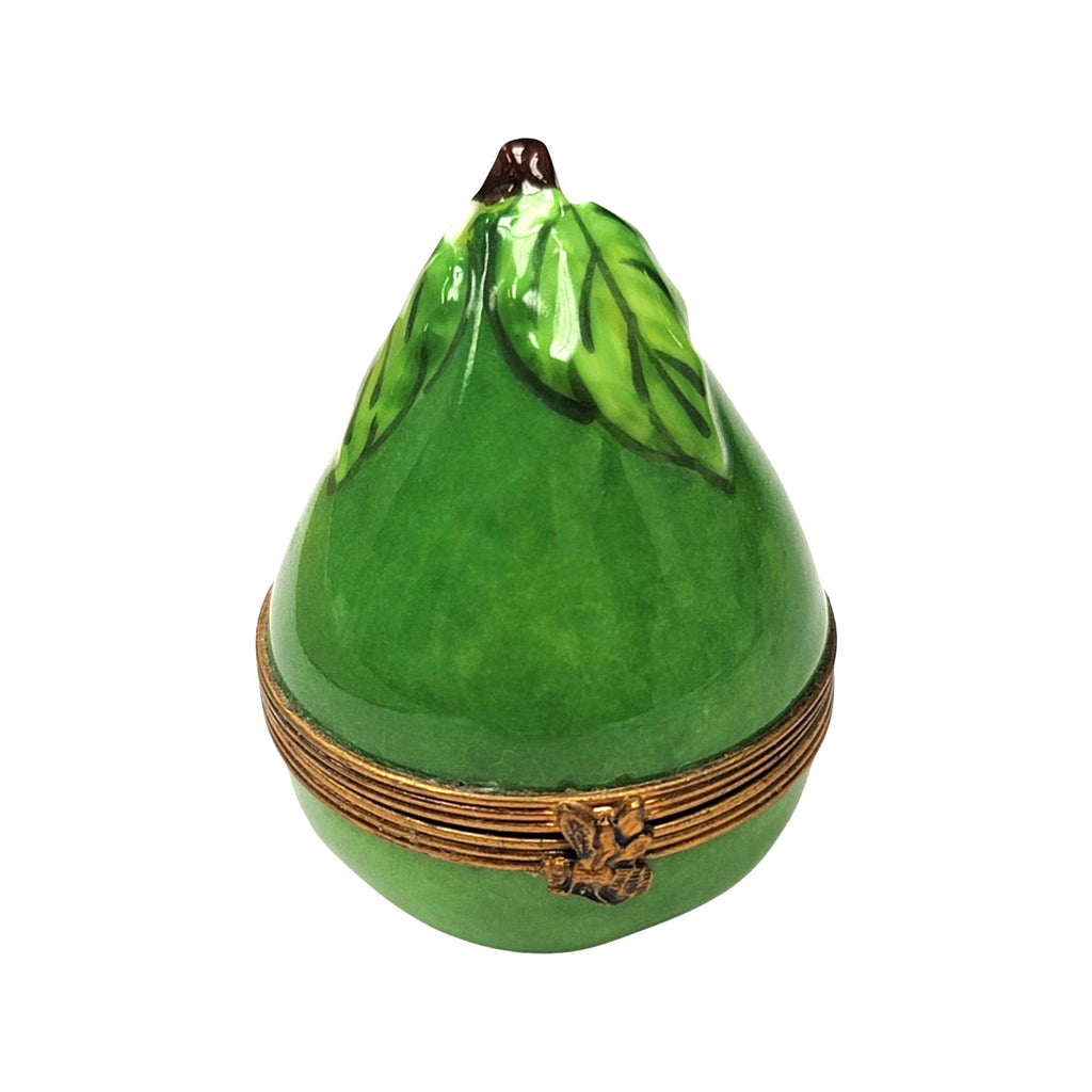 Pear Porcelain Limoges Box, a hand-painted Limoges porcelain gift