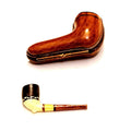 Smoking Pipe Porcelain Figurine in Case Limoges Box, view 2