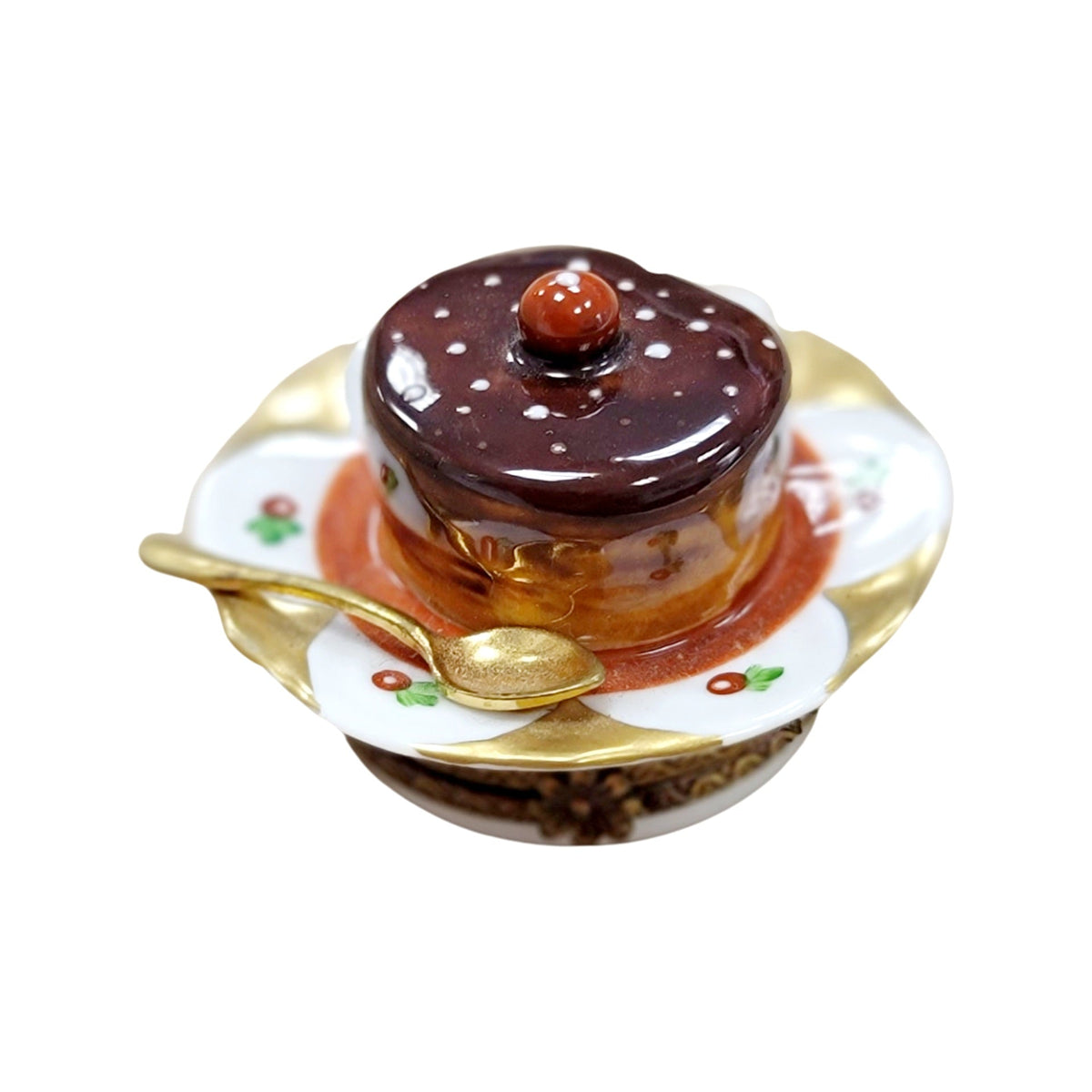 Souffle Plate for Porcelain Collectors, a hand-painted Limoges porcelain gift