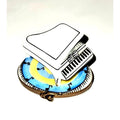 Limoges Boutique presents the White Keys Piano, a genuine Limoges box painted by hand in France