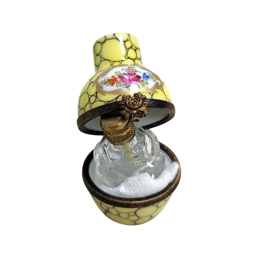 Elegant Yellow Porcelain Perfume Bottle for a Sophisticated Gift, view 2