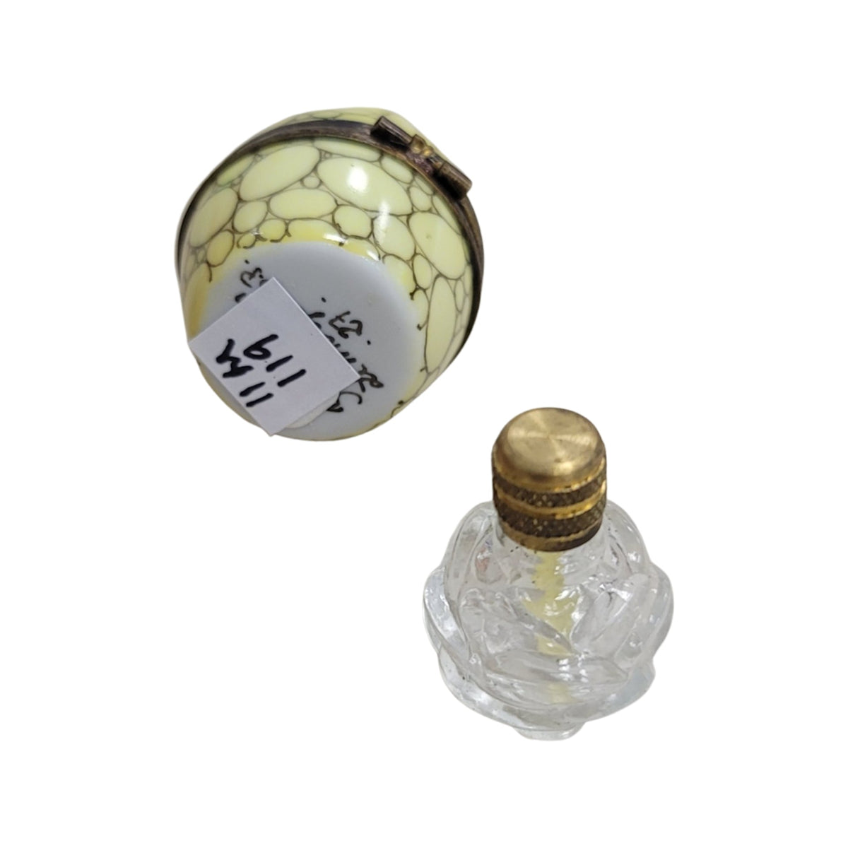 Elegant Yellow Porcelain Perfume Bottle for a Sophisticated Gift, view 5