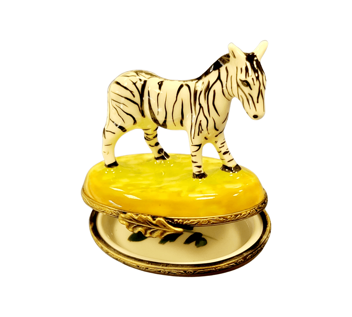 Zebra Limoges Box for Collectors, view 2