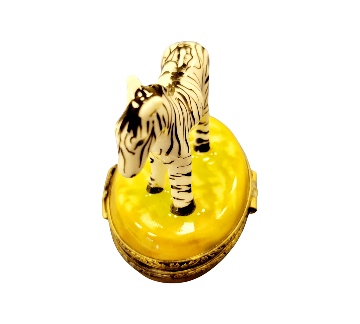Zebra Limoges Box for Collectors, view 3