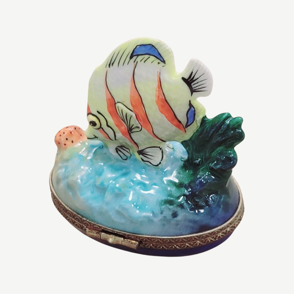 Exotic Fish Limoges box, an heirloom-quality piece for collectors