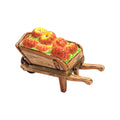 Fall Wheelbarrow w Pumpkins Thanksgiving Limoges Box, a hand-painted Limoges porcelain gift