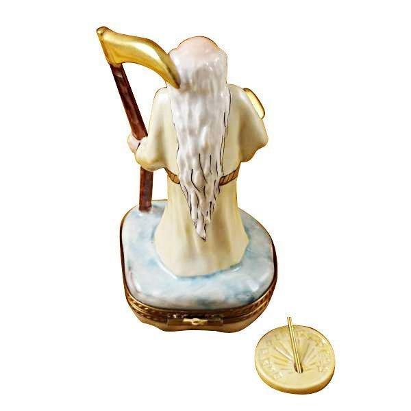 Gift idea for someone who loves France: Father Time Limoges box