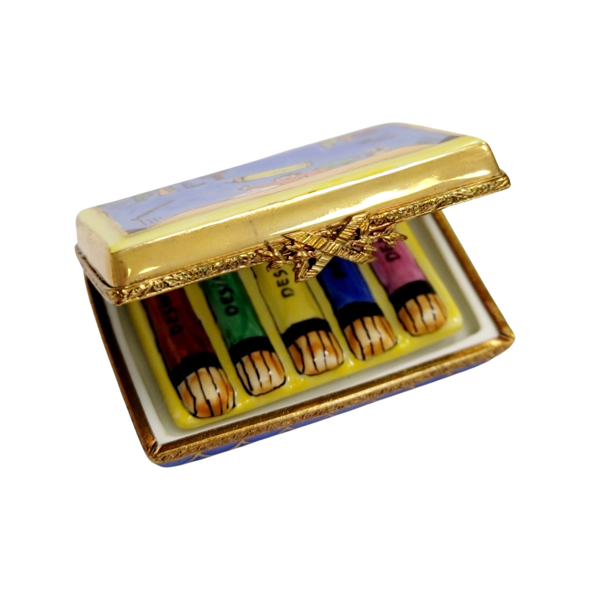 Felt Paint Pens Limoges Box Figurine Gift, view 2