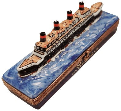 Floating Titanic 3.5 Limoges box, an heirloom-quality piece for collectors