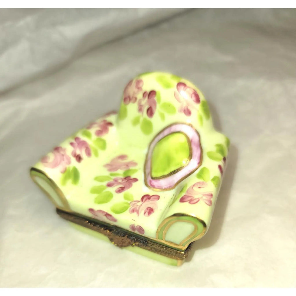 Women's Hat in Chair 1 of 1000 Retired Limoges Box, view 2
