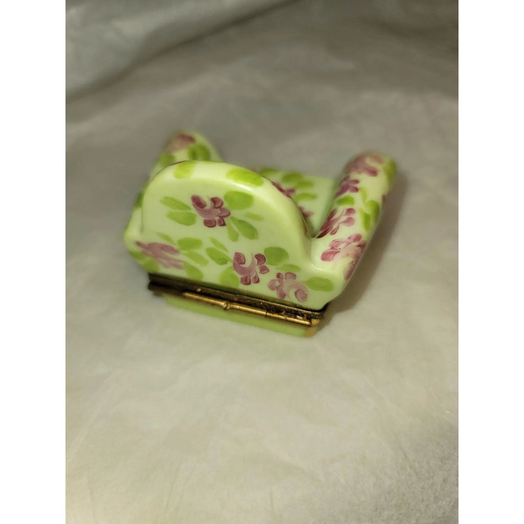 Women's Hat in Chair 1 of 1000 Retired Limoges Box, view 4