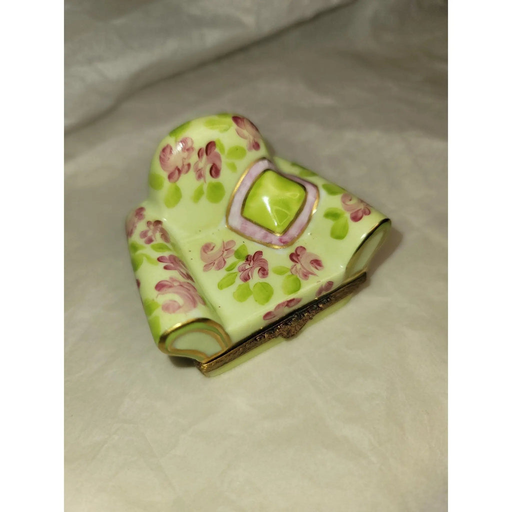 Women's Hat in Chair 1 of 1000 Retired Limoges Box, view 7