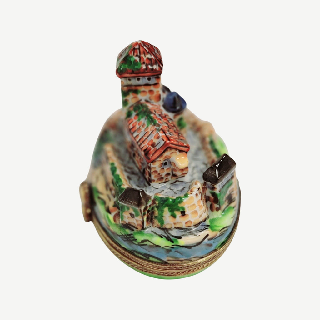 Fortified Castle Limoges Box for Collectors, view 7