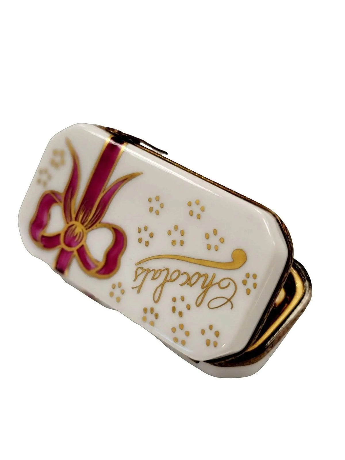 HandPainted Porcelain Chocolates Gift Box for Collectors Limoges, view 4